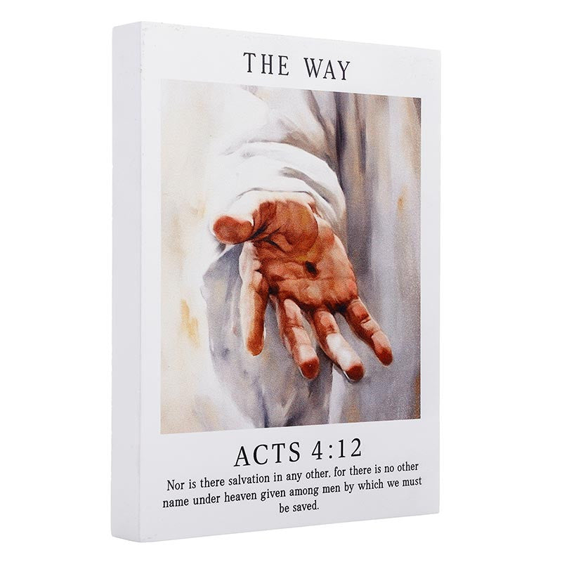 The Way, Truth, Life Easel Block - Acts 4:16