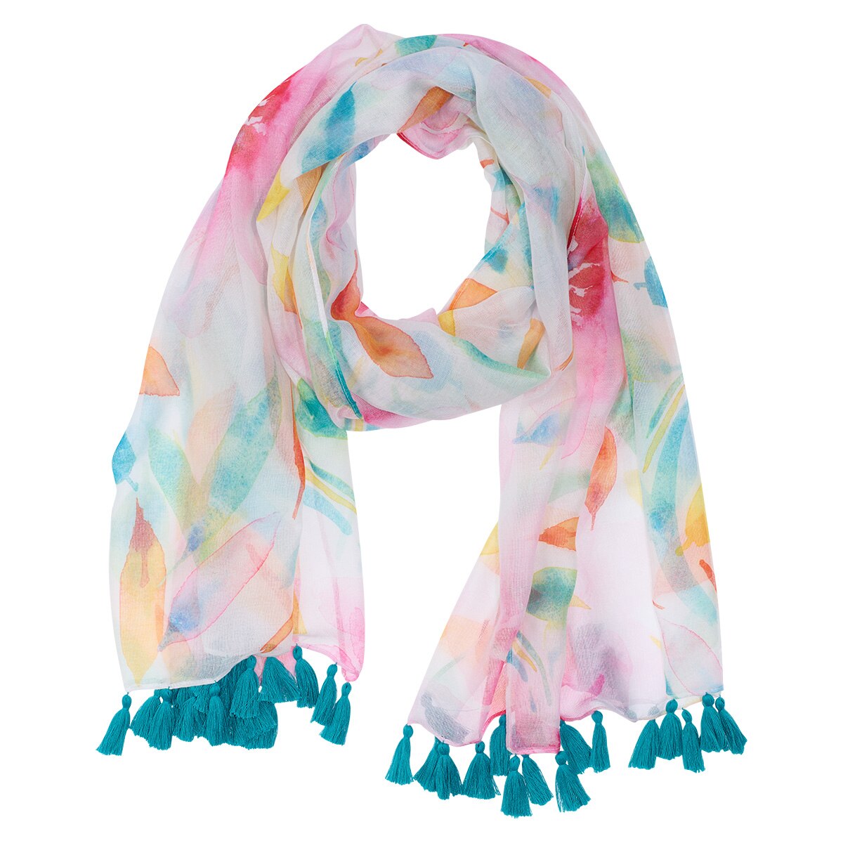 Wrap Yourself In Love Pink Daisies Scarf by Christian Art Gifts