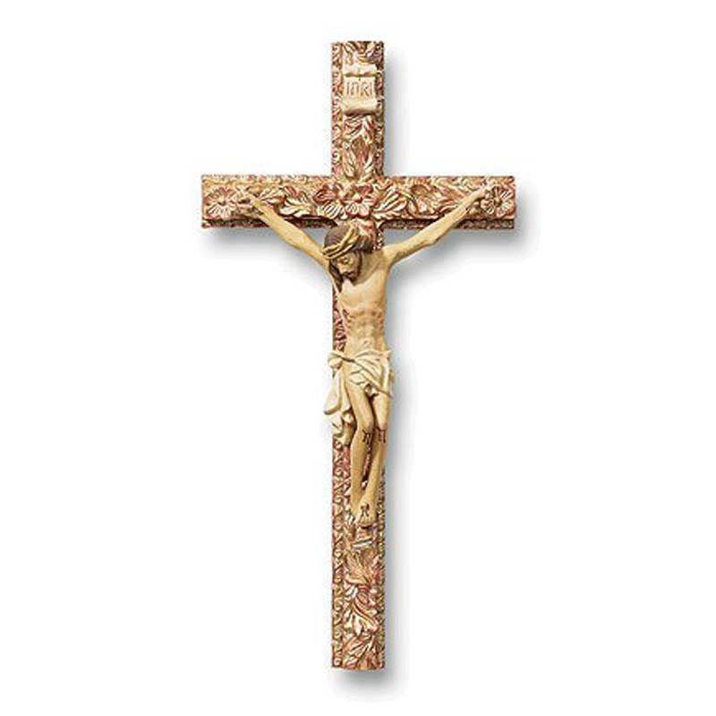8" H Tomaso Ornate Crucifix