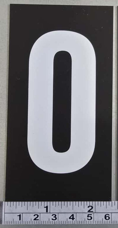 Hymn Board Plastic Number Slides - 4-3/8" High