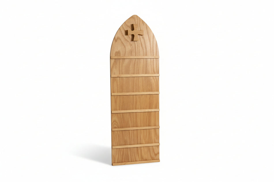 Extra Large Hymn Board In Light Oak - Wall Mount