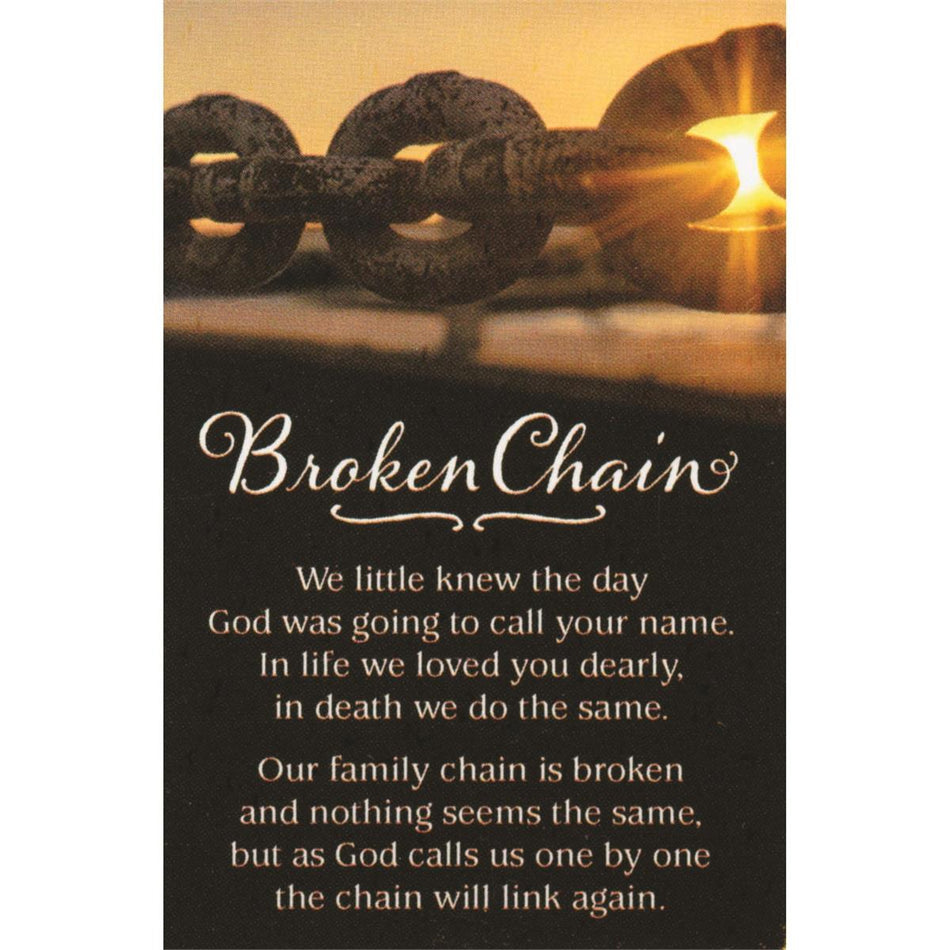 Broken Chain 2 x 3 Inch Paper Itty Bitty Bookmark Pack of 24 by Dicksons
