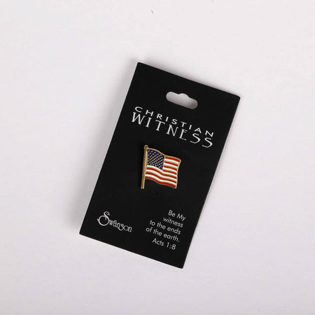 LAPEL PIN AMERICAN FLAG PK6