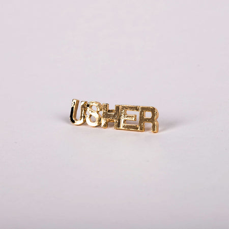 LAPEL PIN USHER GOLD PK6