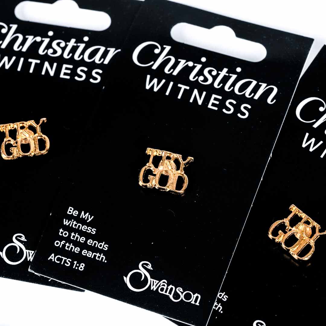 LAPEL PIN TRY GOD GOLD PK6