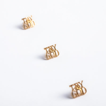 LAPEL PIN TRY GOD GOLD PK6