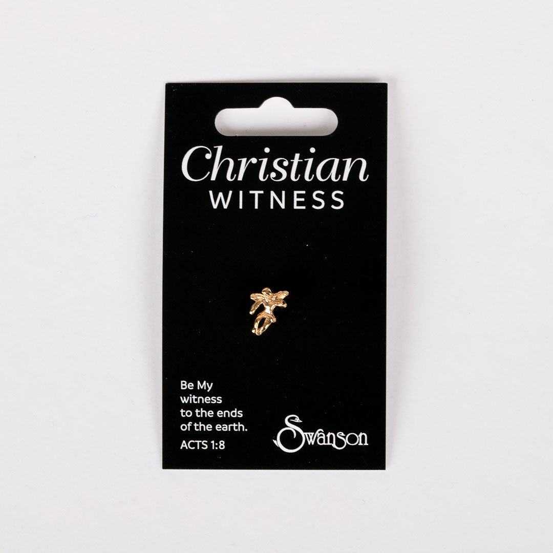LAPEL PIN ANGEL GOLD PK6