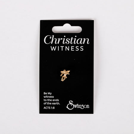 LAPEL PIN ANGEL GOLD PK6