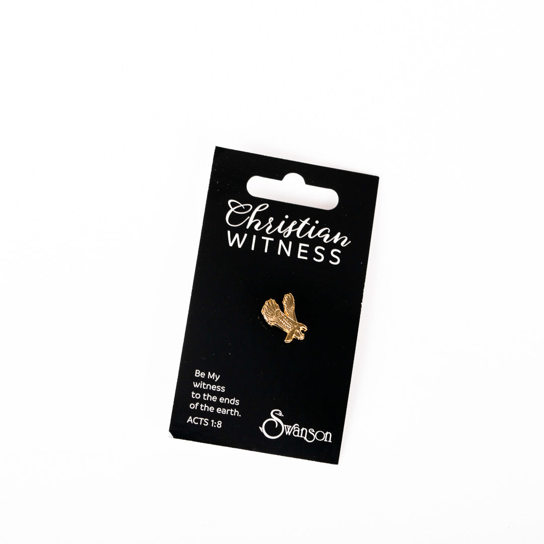 LAPEL PIN AMERICAN EAGLE GOLD  PK6