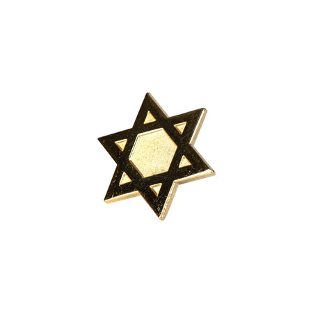 LAPEL PIN STAR OF DAVID GOLD PK6