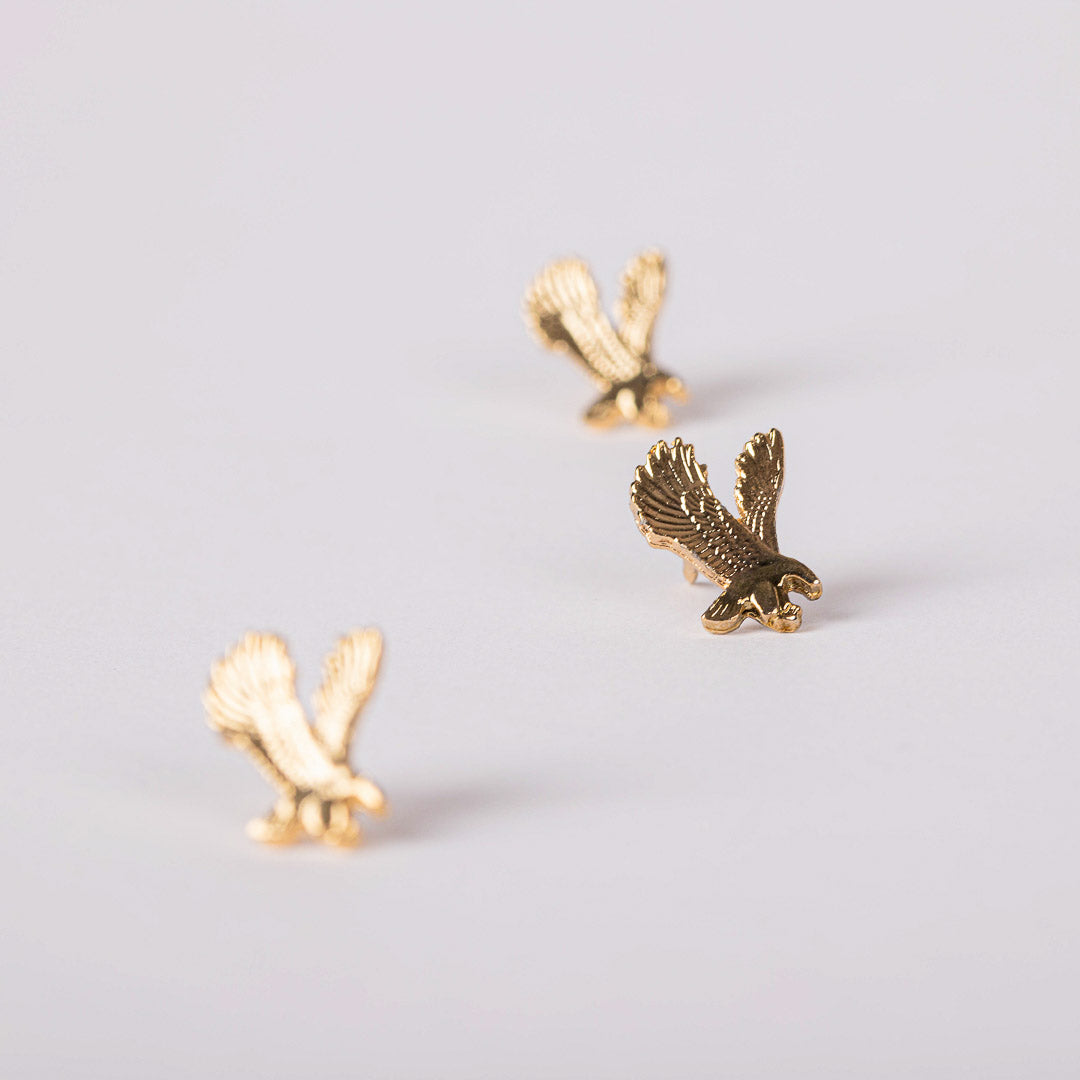 LAPEL PIN AMERICAN EAGLE GOLD  PK6