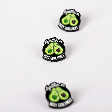 LAPEL PIN TOGETHER IN HOLY GUACAMOLE PK6