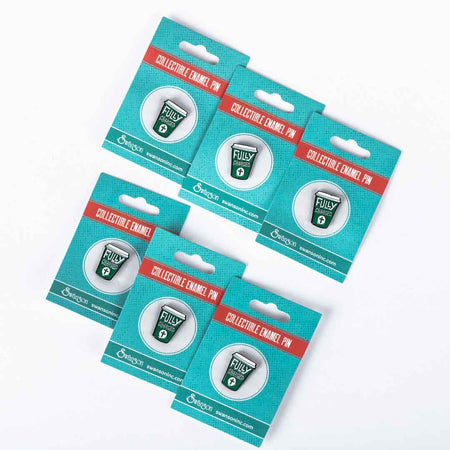 LAPEL PIN FULLY CHARGED PK6