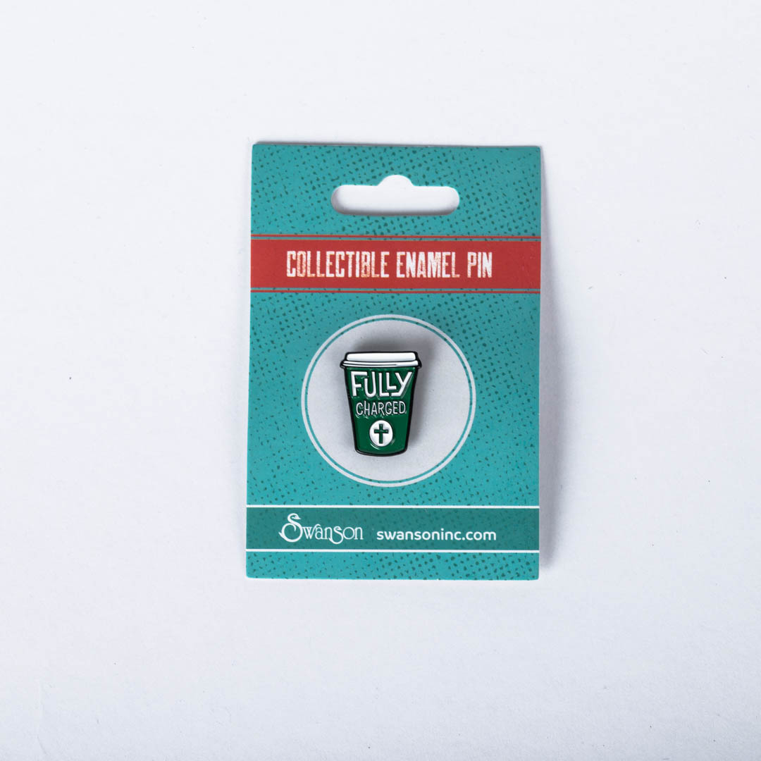 LAPEL PIN FULLY CHARGED PK6