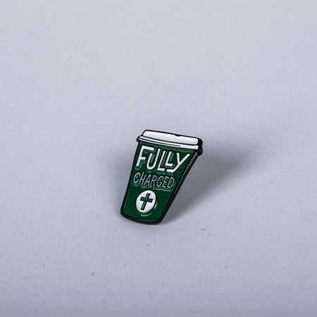 LAPEL PIN FULLY CHARGED PK6