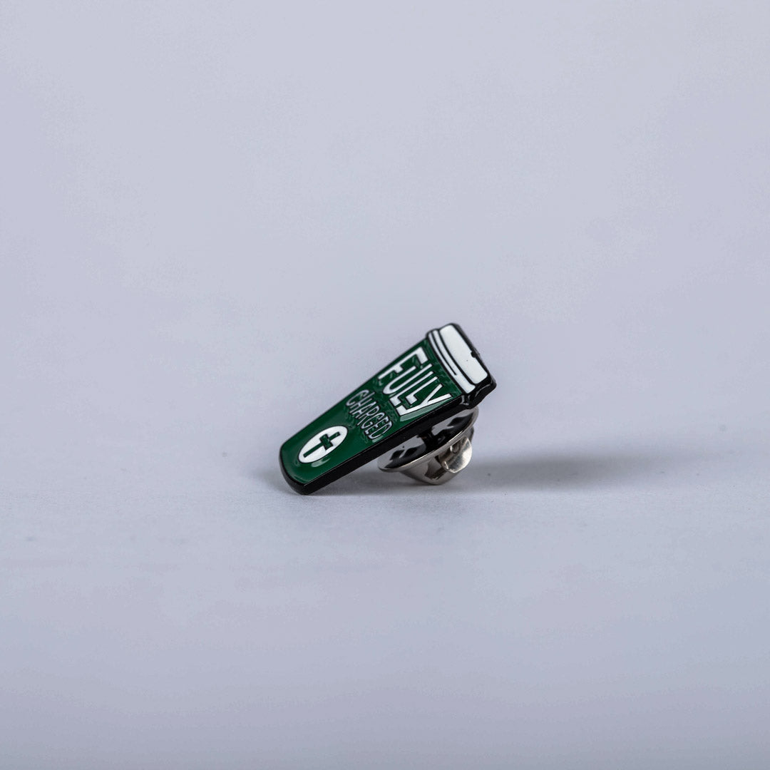 LAPEL PIN FULLY CHARGED PK6