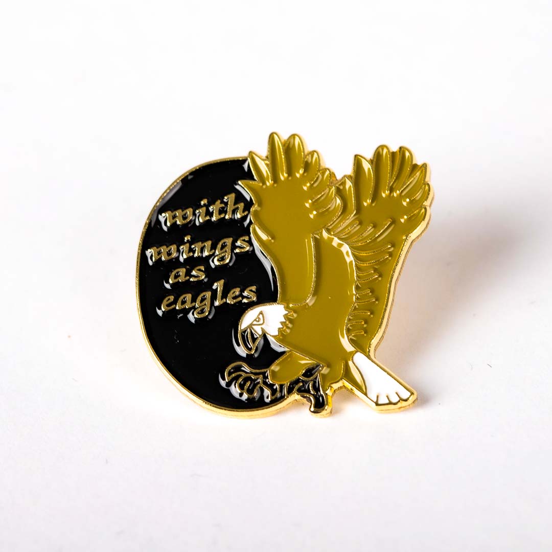 LAPEL PIN WINGS AS EAGLES PK6