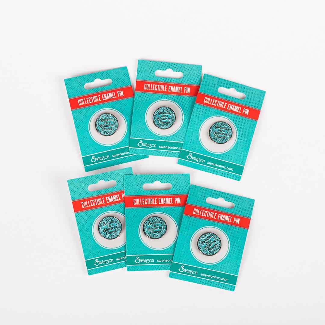 LAPEL PIN SWEATIN' LIKE A SINNER PK6