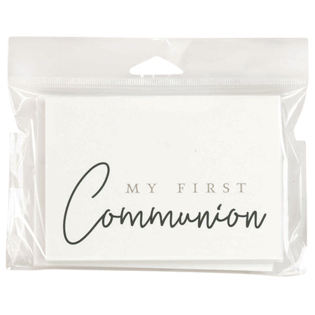 My First Communion Encouraging Verse Joy and Hope White 6.25 x 5 Paper by Dicksons, product view 3