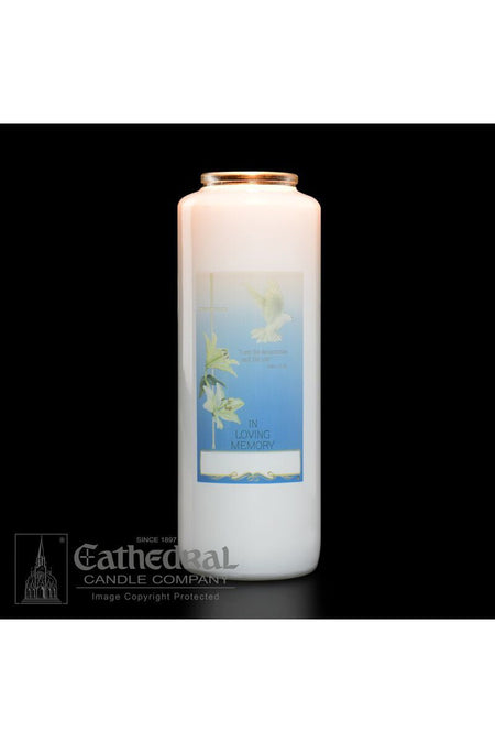In Loving Memory - All Souls' Day Candles 6 day glass by Anchor Christian Distributors