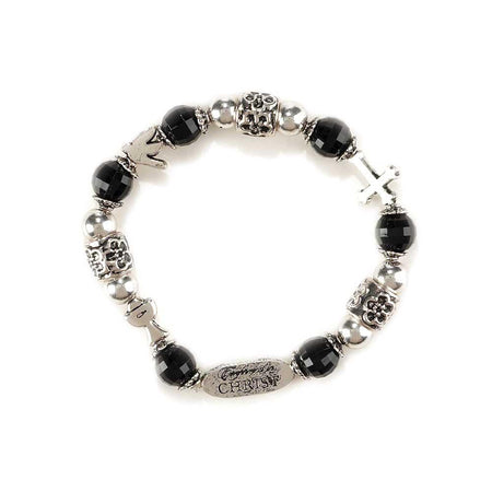 Bracelet Confirmed Dove/Cross/chalice Pewter by Dicksons
