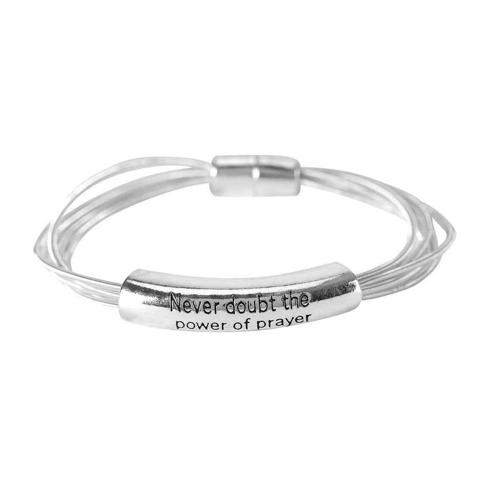 Bracelet Never Doubt The Power Of Prayer by Dicksons