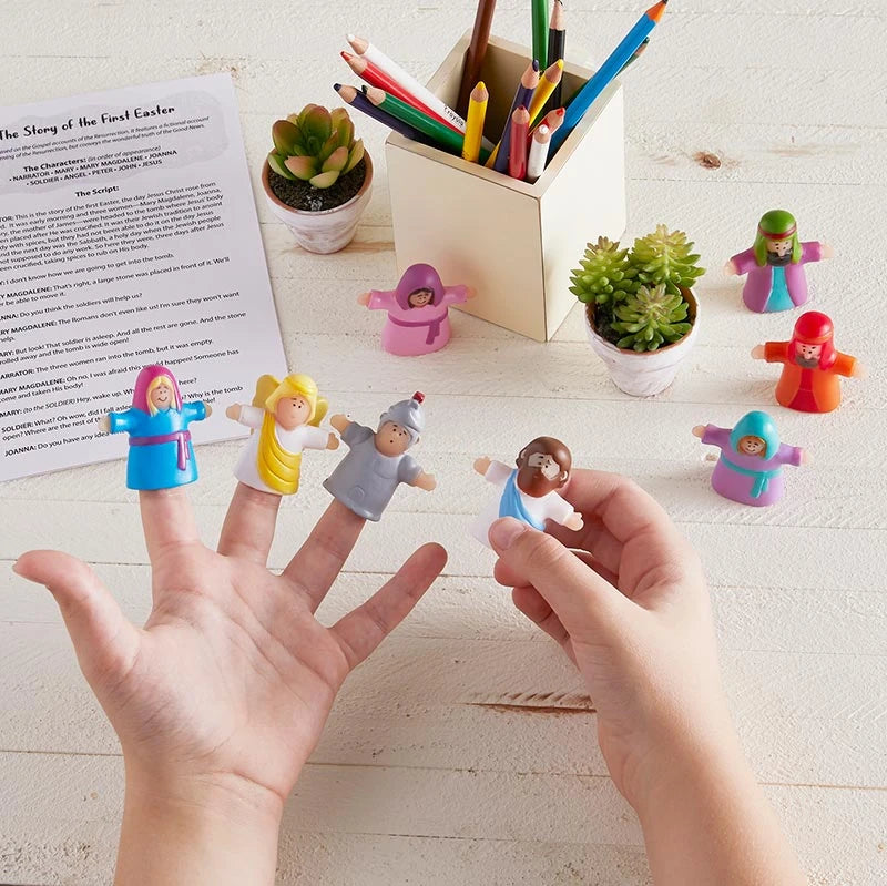 Easter Story Finger Puppets by Christian Brands, product view 2