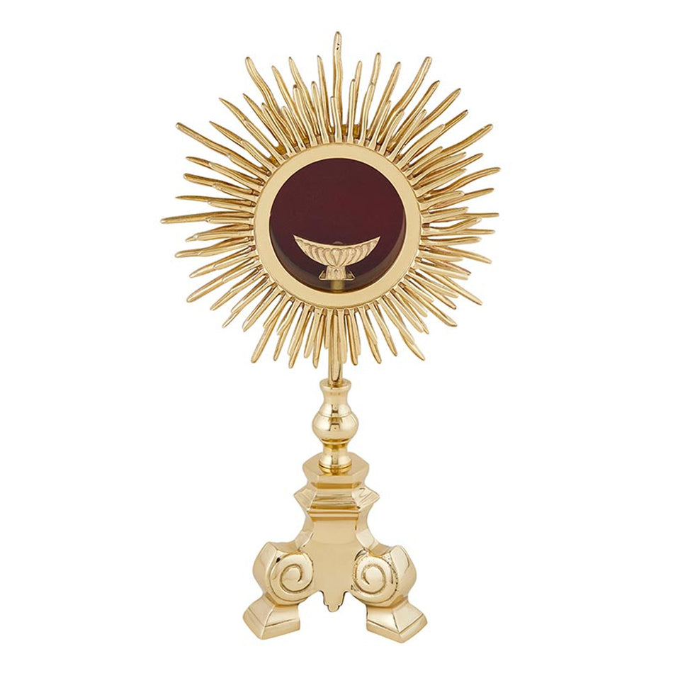 Monstrance with Gold Plated Luna
