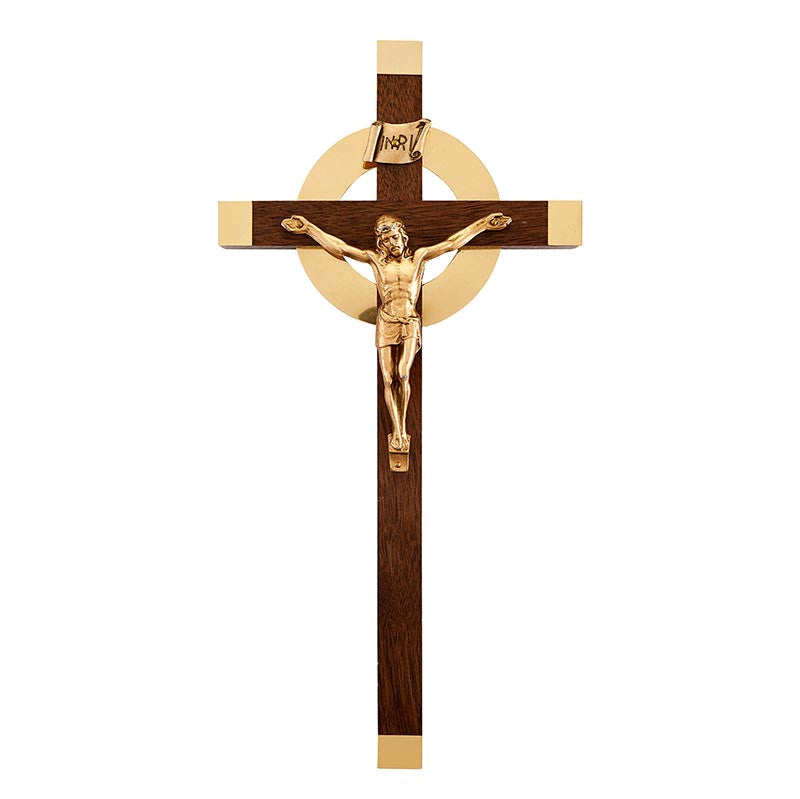 12" H Walnut Cross