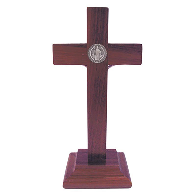 Saint Benedict Standing Crucifix