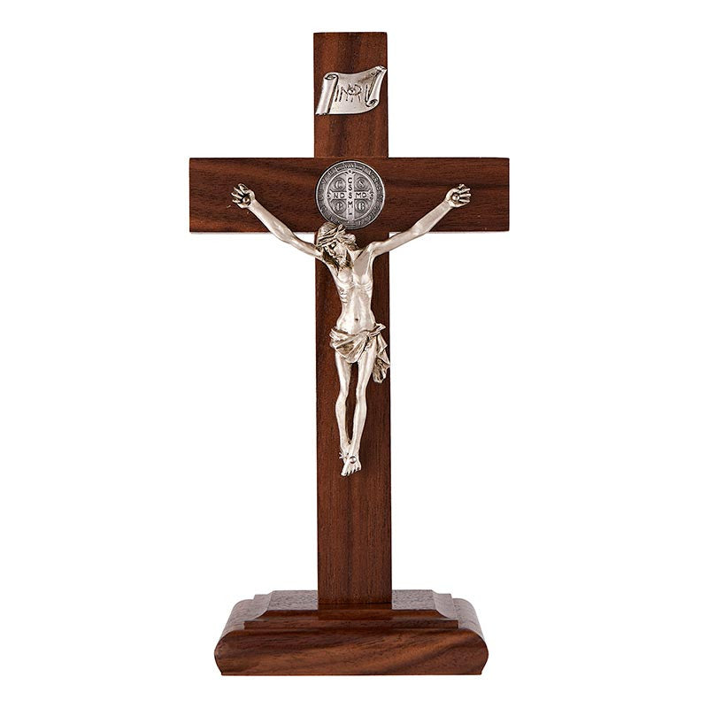 Saint Benedict Standing Crucifix