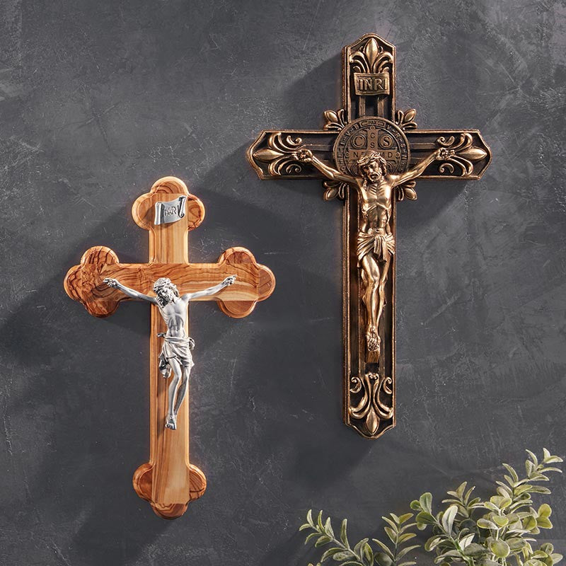 10" H Budded Crucifix (JC-9950)