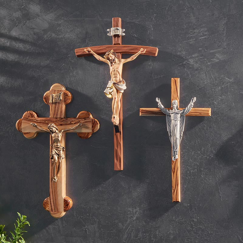 10" H Budded Crucifix (JC-9951)