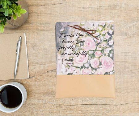 Decorative Women's Bible Journal Cover Sleeve with Tie Closure 8 x 10.75 Inch (JCC-5) by Dicksons, product view 3