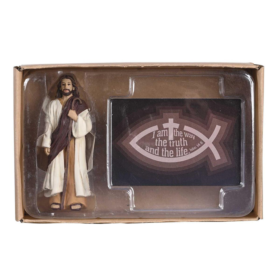 Jesus Figurine Card I Am The Way by Dicksons