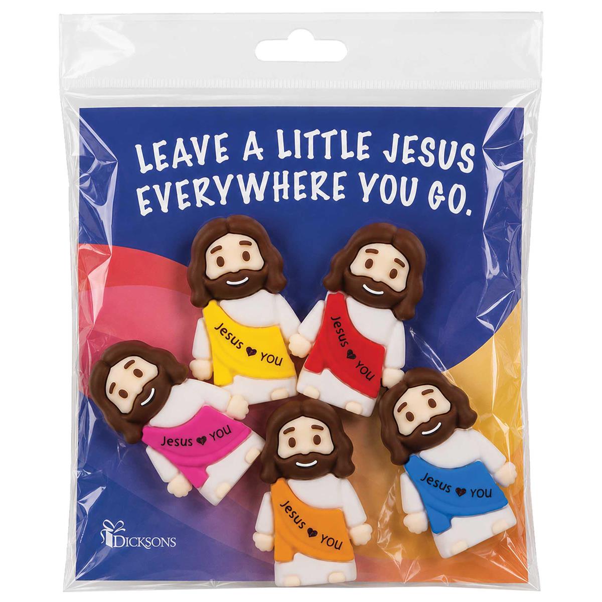 Jesus Figurine Silicone 1.3H 5 Pieces by Dicksons