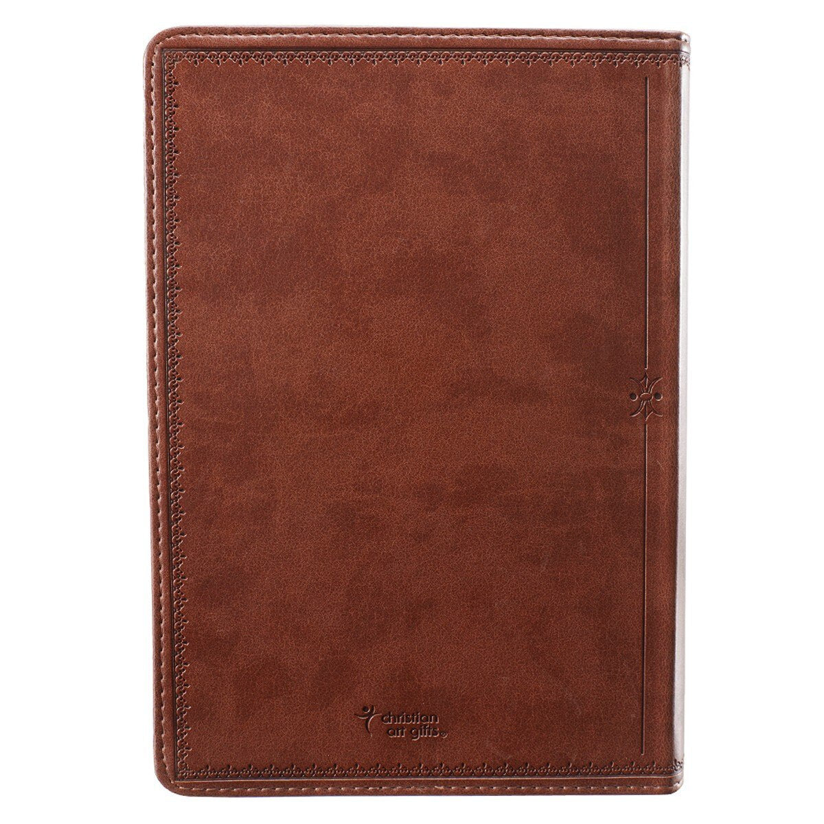 I Know the Plans Tawny-brown Faux Leather Classic Journal - Jeremiah 29:1 by Christian Art Gifts, product view 5