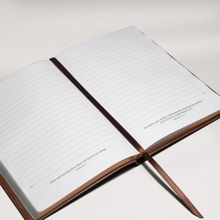 I Know the Plans Tawny-brown Faux Leather Classic Journal - Jeremiah 29:1 by Christian Art Gifts, product view 2