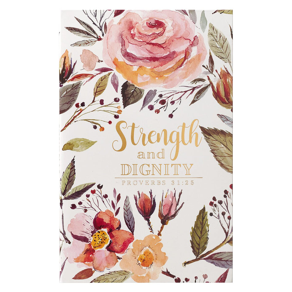 Strength and Dignity Flexcover Journal - Proverbs 31:25 by Christian Art Gifts
