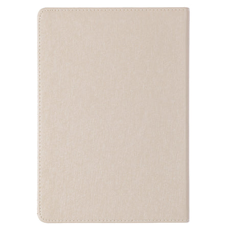 When She Speaks Taupe Faux Leather Classic Journal - Proverbs 31:26 by Christian Art Gifts, product view 5