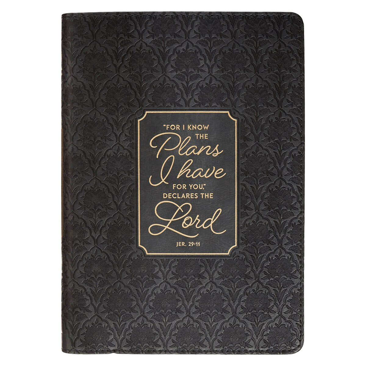 I Know the Plans Graphite Gray Classic Journal—Jeremiah 29:11 by Christian Art Gifts