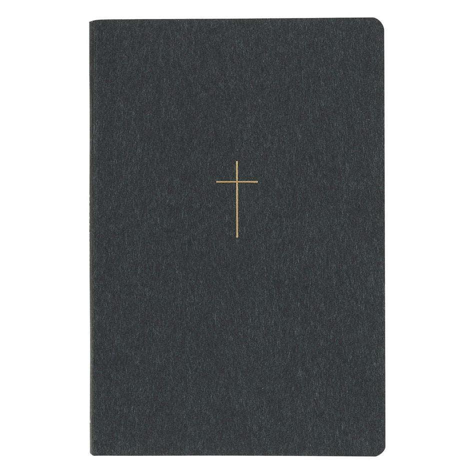 Cross Charcoal Gray Journal Cover Refill Notebook by Christian Art Gifts