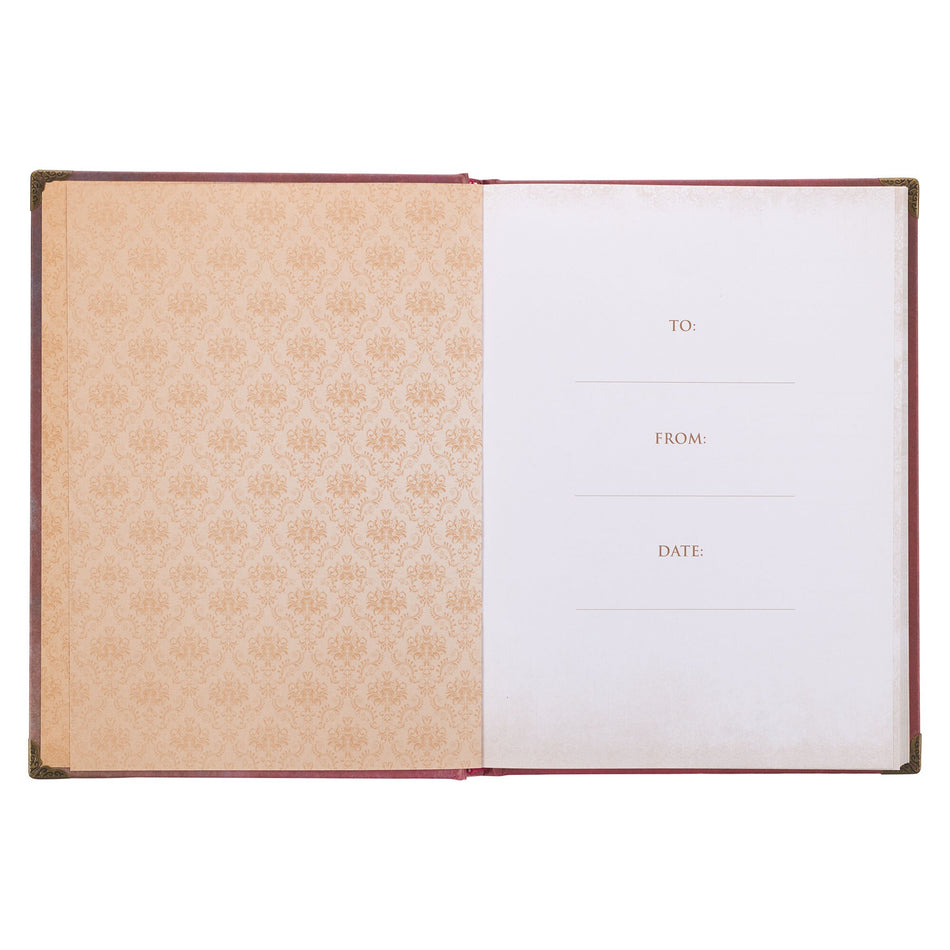 Pink Be Still Butterfly Hardcover Journal - Psalm 46:10 by Christian Art Gifts, product view 2