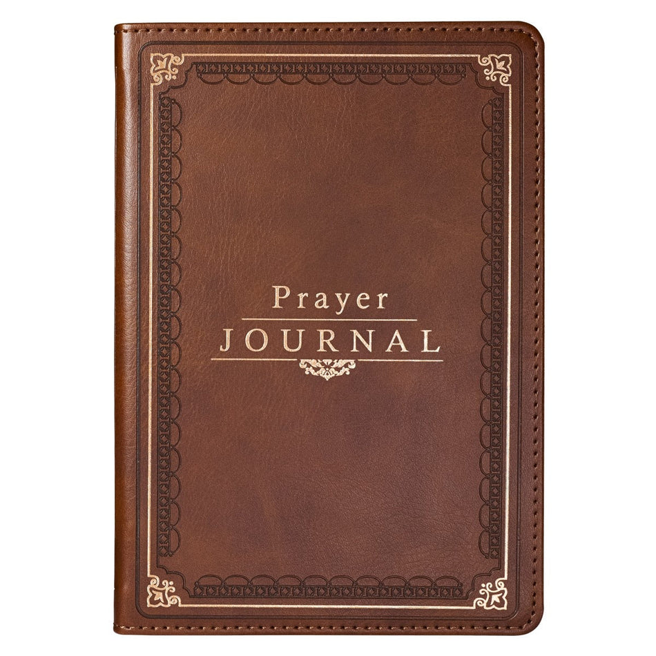 The Lord's Prayer Brown Faux Leather Prayer Journal - Matthew 6: 9-13 by Christian Art Gifts