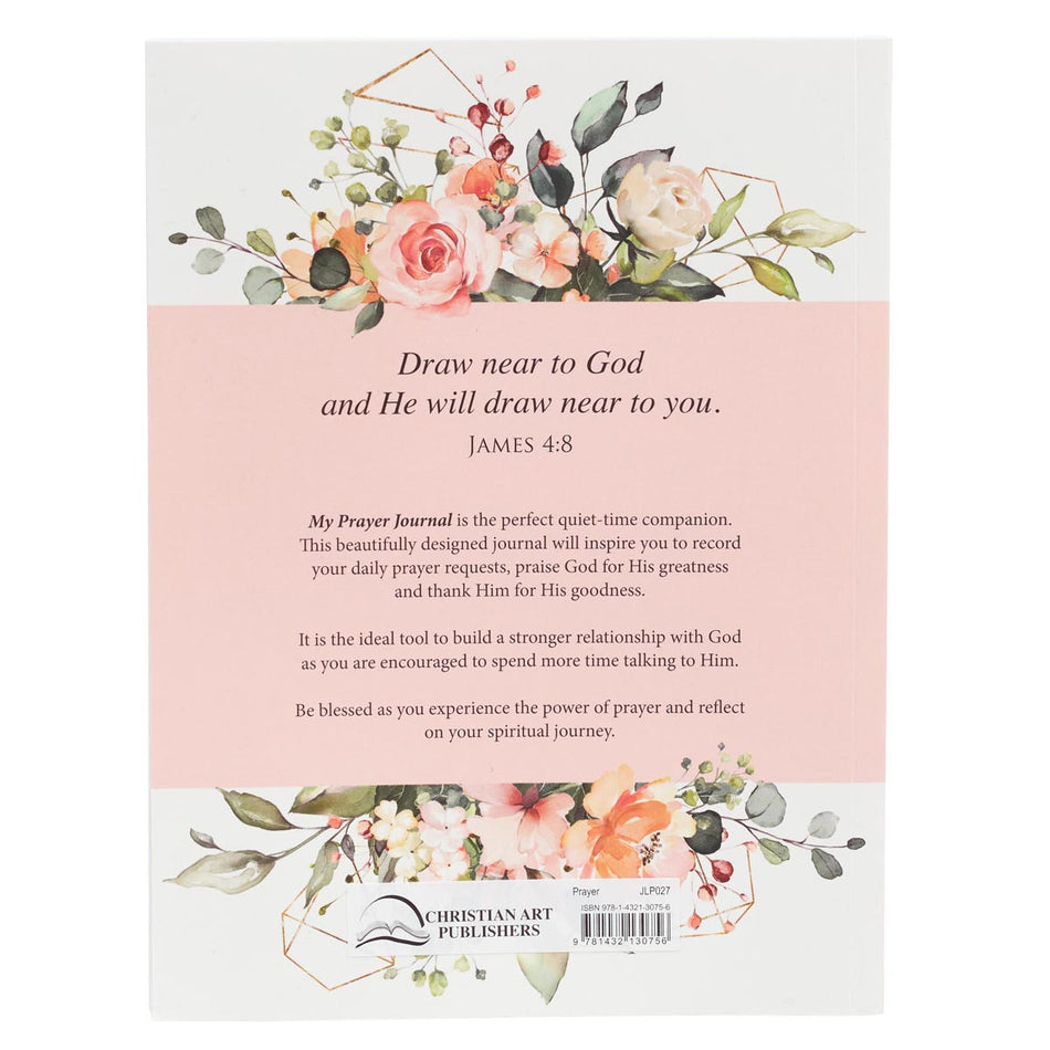 My Prayer Journal Pink Floral Softcover Prayer Journal. by Christian Art Gifts, product view 2