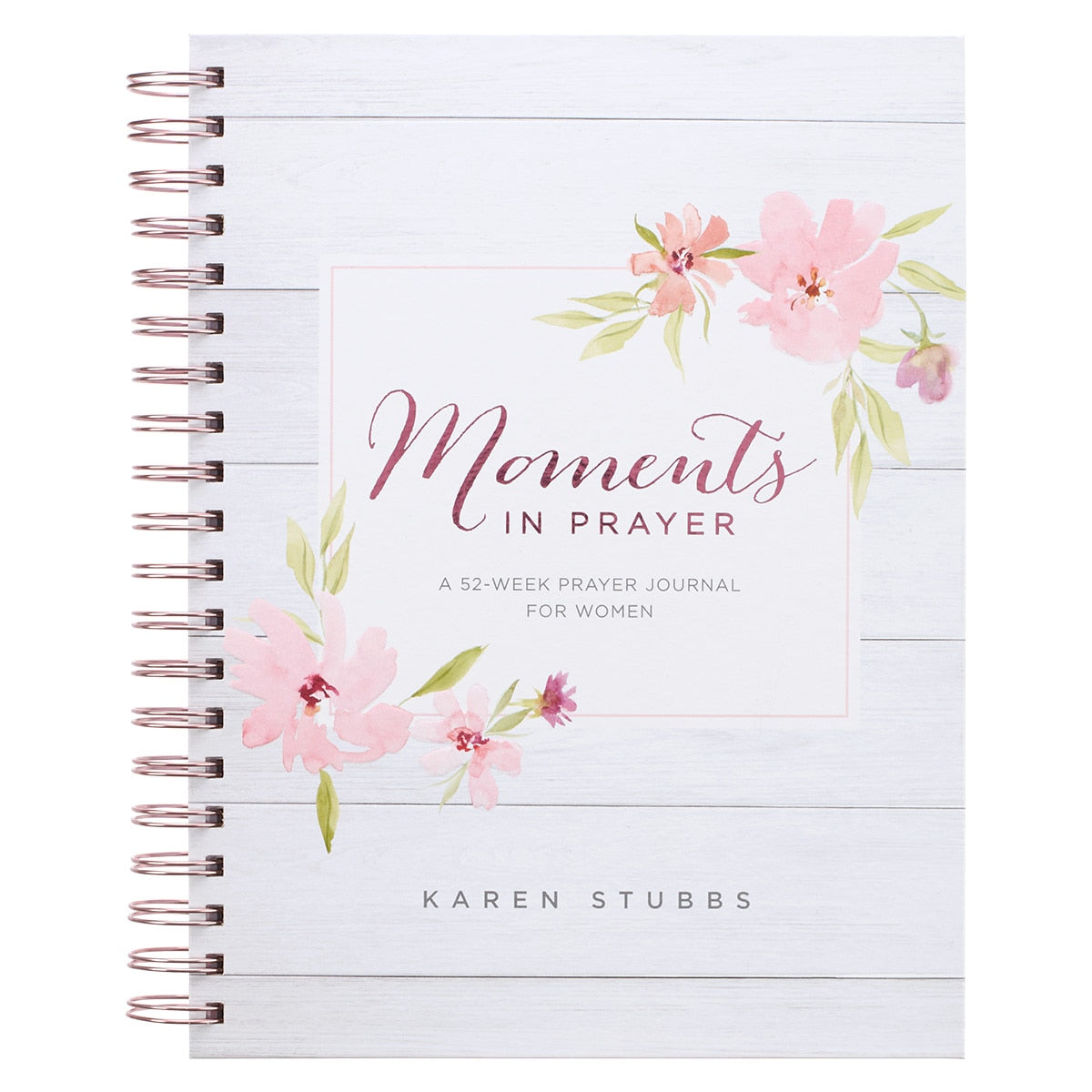 Moments in Prayer Wirebound Prompted Prayer Journal by Christian Art Gifts
