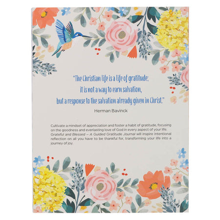Grateful and Blessed — A Guided Gratitude Journal by Christian Art Gifts, product view 2