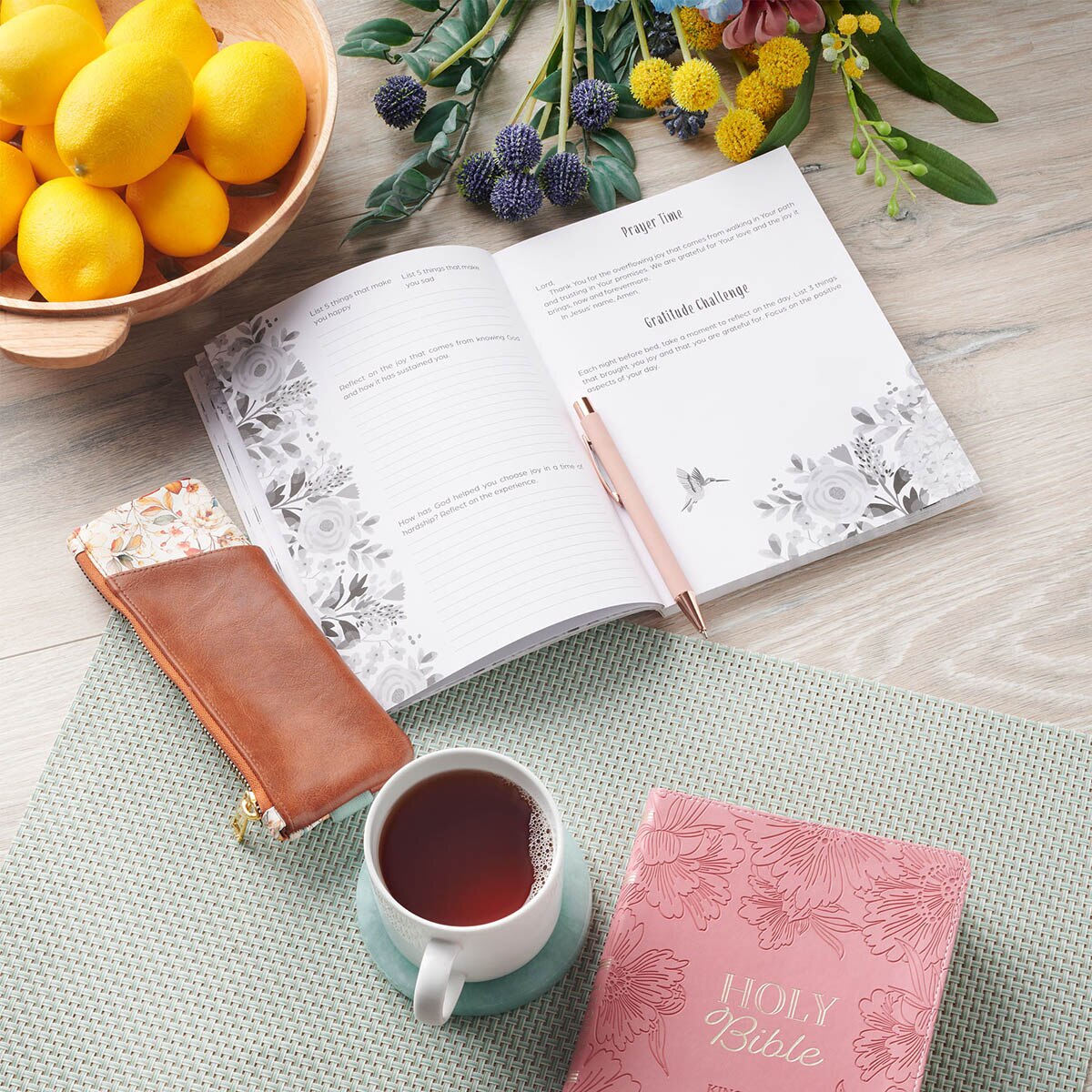 Grateful and Blessed — A Guided Gratitude Journal by Christian Art Gifts, product view 8