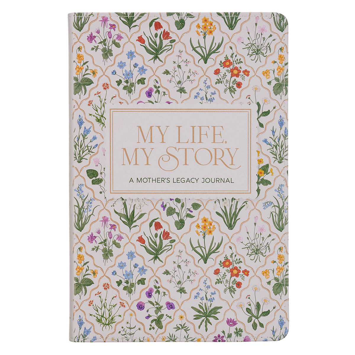 My Life, My Story: A Mother's Legacy Journal White Faux Leather Prompted Journal by Christian Art Gifts
