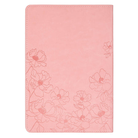 Amazing Grace Pink Floral Slimline Journal by Christian Art Gifts, product view 4